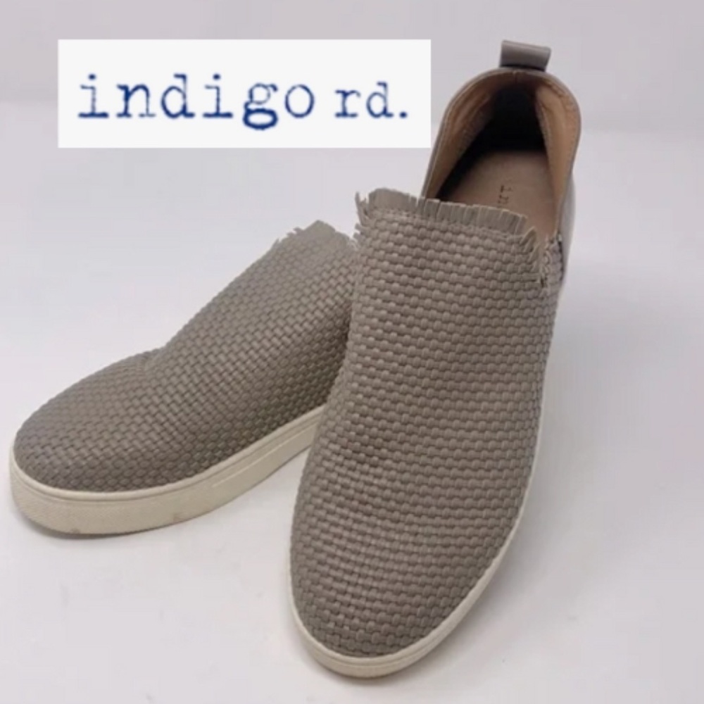 Indigo Rd. IrkylerTaupe Woven Braided Slip-On Sneakers,